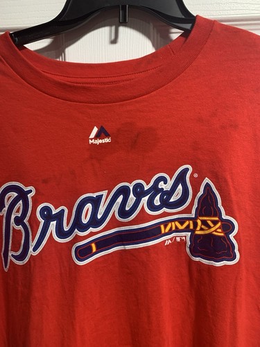 Craig Kimbrel MATT KIMBREL CUSTOM SEWN ATLANTA BRAVES SIGNED SHIRT AUTO SZ XL - Picture 5 of 8