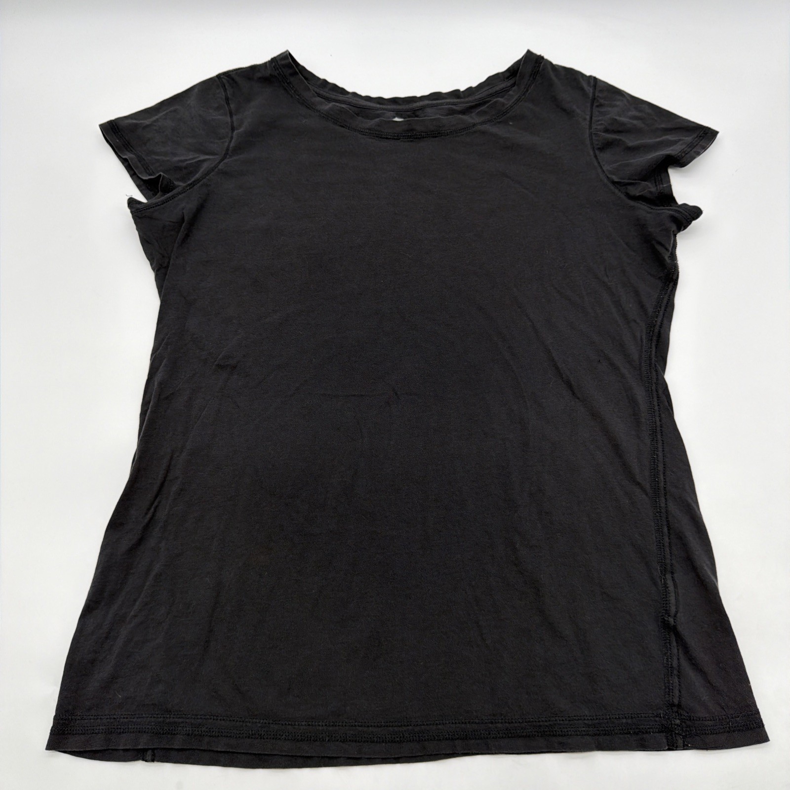 Route 66 Original Clothing Co T-shirt Women XL Black Solid 100% Cotton.#37813