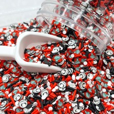 FAKE Halloween Skeleton and Zombie Polymer Clay Sprinkle Mix NOT EDIBLE D5-34
