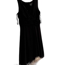 Connected Apparel size 10 Little Black Dress sleeveless Lined Women's