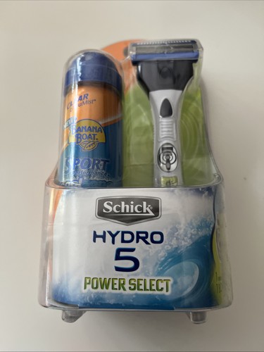Schick Hydro 5 (1) Banana Boot Sport Coolzone 1 Griff 2 Kartuschen versiegelte Packung