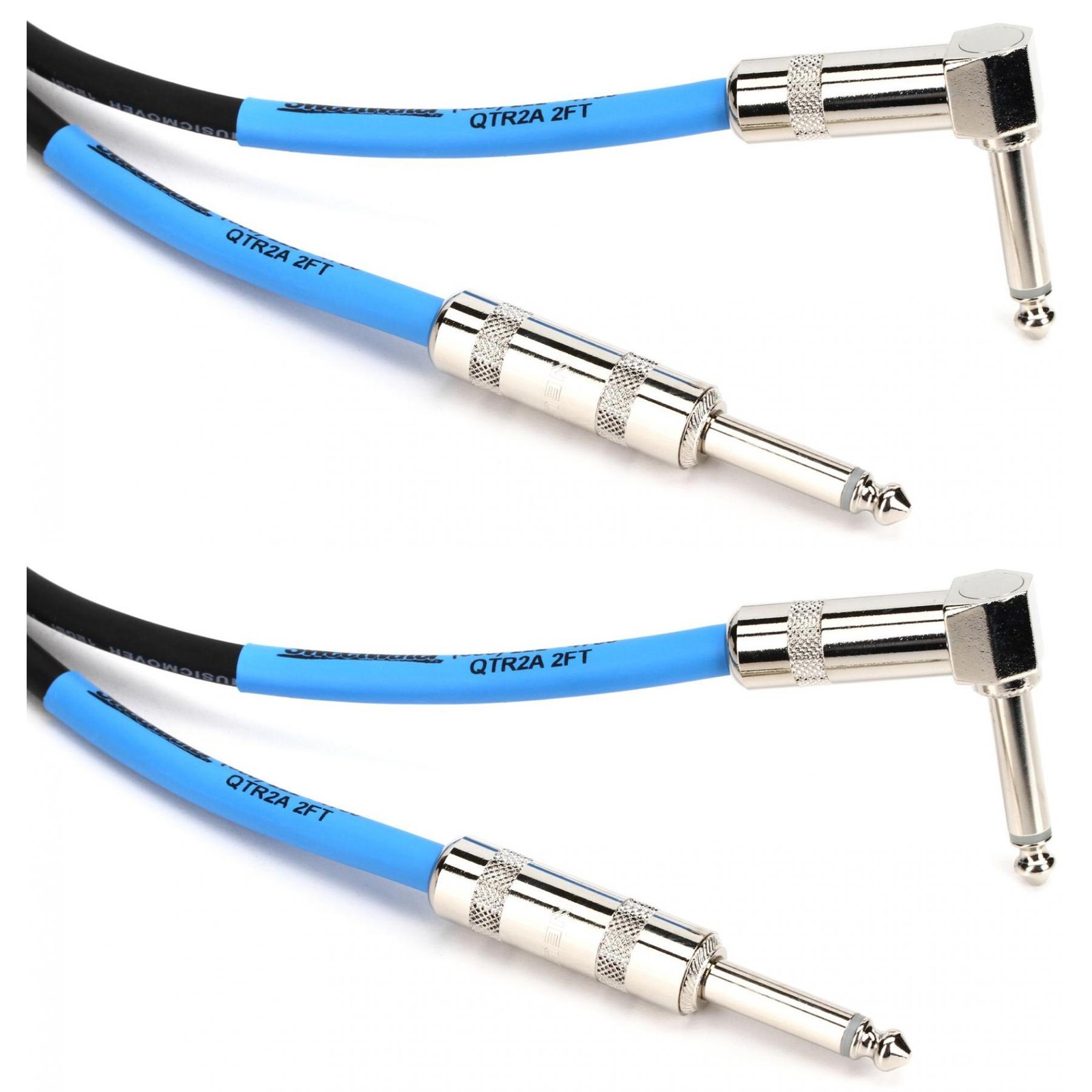 Соединительный кабель Pro Co EGL-2 Excellines от прямого до прямоугольного соединения (2 штуки) длиной 2 фута