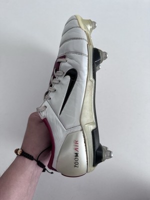 Nike Total 90 Air Zoom Red White Football Soccer Cleats Boots US10