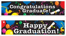 Graduation Banners with Assorted Designs