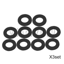 30 x Trumpet Cap Felt Black for Fixing Trumpet Keys 10x18mm