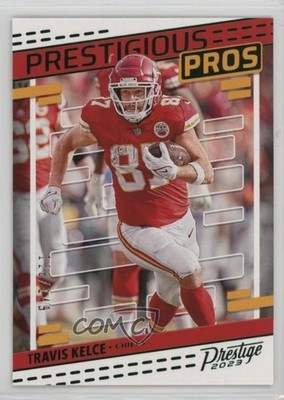 2023 Panini Prestige Prestigious Pros Xtra Points Green 126/149 Travis Kelce 0a6