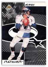 1998 UD Choice #SR01 John Elway / Peyton Manning StarQuest/RookQuest Blue