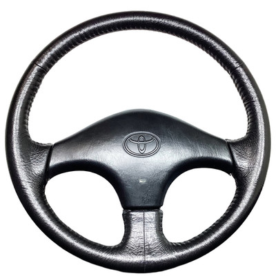 Toyota Starlet EP82 GT Genuine Black Leather Steering Wheel TRD GR