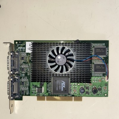 MATROX G45X4QUAD-B G450 PCI 128MB multi-monitor Graphics Card  LFH60 & Cable GPU