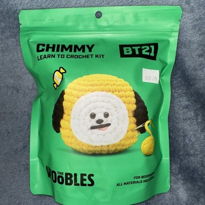 Brand New The Woobles Learn To Crochet Kit CHIMMY For Beginners BT21 Dog Puppy