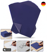 100 Blatt Kohlepapier, A4 Blau Pauspapier DIY Handwerk Transferpapier Für Holz P
