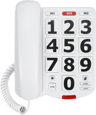 Large Button Phones for Seniors, Land Line Phones for Elderly - Big Button Home