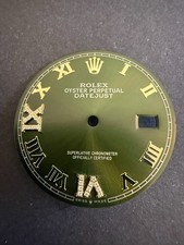 Fits Rolex Datejust Olive Roman Dial For 36MM Models 16013 16233 116233