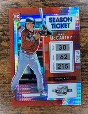 Jake McCarthy 2022 Chronicles HYPER Prizm /299 RC Contenders Optic #15