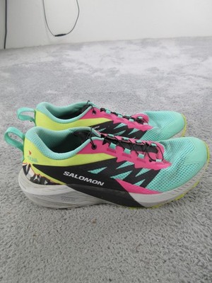 Salomon Sense Ride 5 Shoes Mens Size 10.5 Multicolor Trail Contagrip 472343