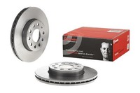2X Bremsscheibe Prime Line - UV Coated Brembo 09.C547.11 FüR Skoda VW Seat Audi