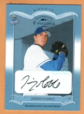 2003 Donruss Classics Rookie Auto #200Jimmy Gobble - Royals, 039/500, Near Mint!