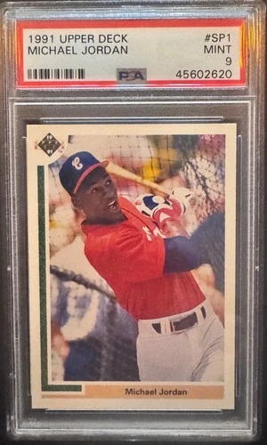 PSA 9   1991 Michael Jordan Chicago White Sox Card #SP1 PSA 9 MINT