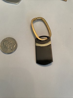 Vintage Black Gold Key Ring
