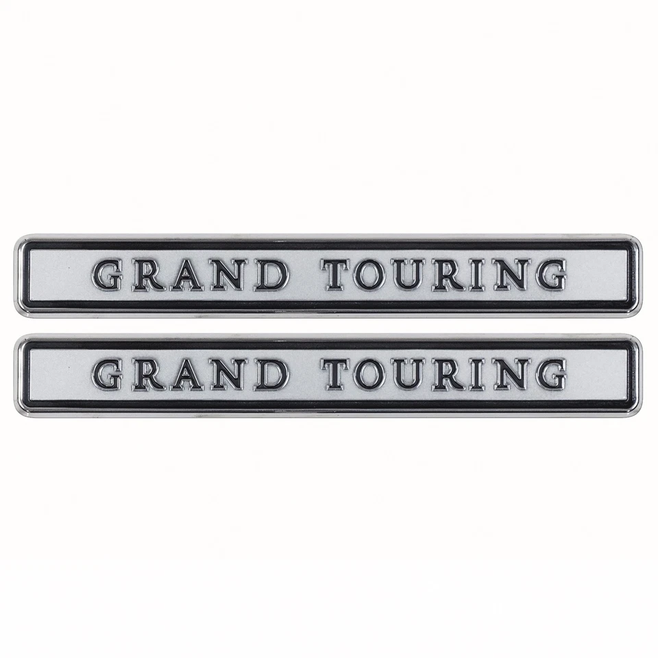 Torino GT 1968-69 emblemas panel de puerta "Grand Touring" par diestro-derecho delantero Ford nuevo Foto 2 de 4