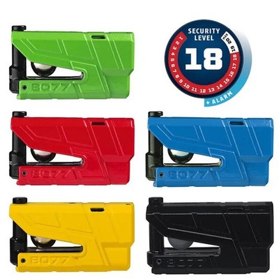 ABUS Lock Granit Detecto X-Plus 8077 Motocross MTB Motorrad Bremsscheibenalarm