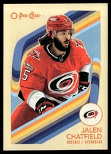 2023-24 O-Pee-Chee Jalen Chatfield Carolina Hurricanes #267