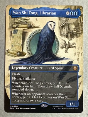 MTG / Wan Shi Tong, Librarian / TLA / #320 / Regular (Borderless) / Mythic / NM