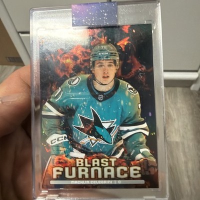2024-25 UD Metal Universe Blast Furnace Rookie MACKLIN CELEBRINI RC #BF-3 Sharks