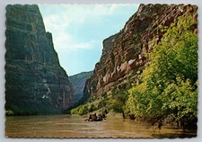 Rafting Yampa River, Dinosaur National Monument, Utah–Colorado Postcard