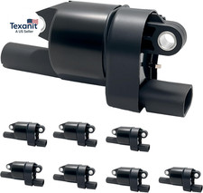 8PCS UF414 round Ignition Coil Pack for V8 4.8 5.3 6.0 Compatible with Chevy Sil