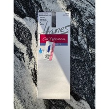 Hanes Silk Reflections Knee Highs Reinforced Toe 2 Pair One Size Town Taupe