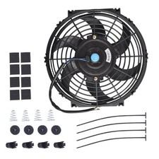 10 Inch Slim Fan Push Pull Electric Radiator Cooling Fan Universal High Perfo...