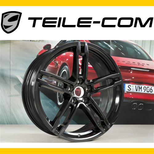 NEU+ORIG. Porsche Macan 95B.1 Turbo Felge/wheel rim 8J 19 ET21 schwarz - Bild 4 von 4