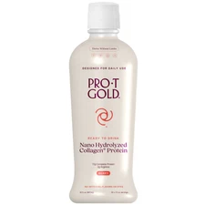 Prot Gold Ready to Drink Nano Hydrolyzed Collagen Protein Supplement Berry 30oz