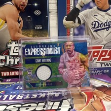 2019 Court Kings Fledgling Expressionist Memorabilia Grant Williams Rookie RC 