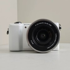 SONY Alpha a5000 Mirrorless Digital Camera w/16-50mm Lens English -White