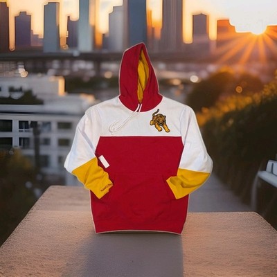 Mitchell & Ness NCAA HBCU Tuskegee Golden Tigers Fleece Hoodie Size M NWT $100
