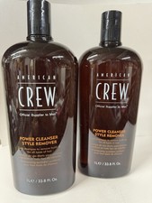 American Crew Power Cleanser Styler Remover Shampoo 33.8oz-2 Pack 0.90 per gallon