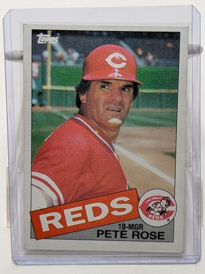 1985 Topps Baseball - #400 Pete Rose - Cincinnati Reds