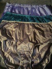 Lot Of 3 Size 9 vintage fruit of the loom 100 nylon panties "Fit For Me"