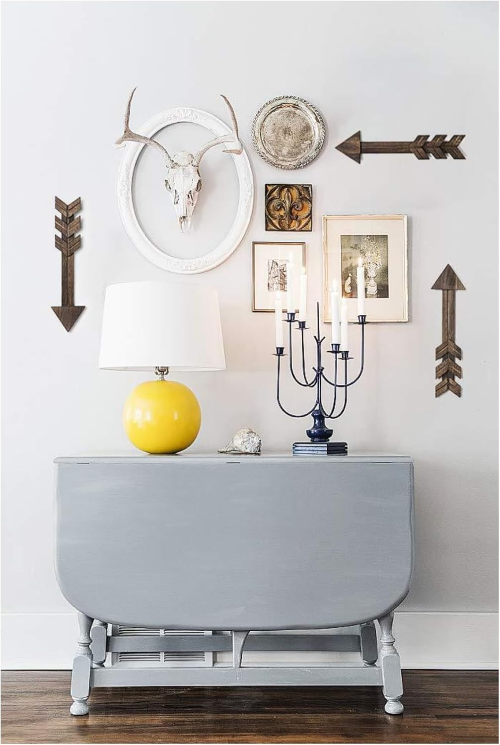 LONG XIN SERIES 3 Pcs Family Wooden Hanging Arrows Wall Decor Wood Arrows... 