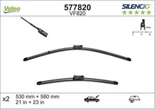 VALEO Silencio Wischerblatt Paar 530/580mm für PORSCHE Boxster Cayman 2012-