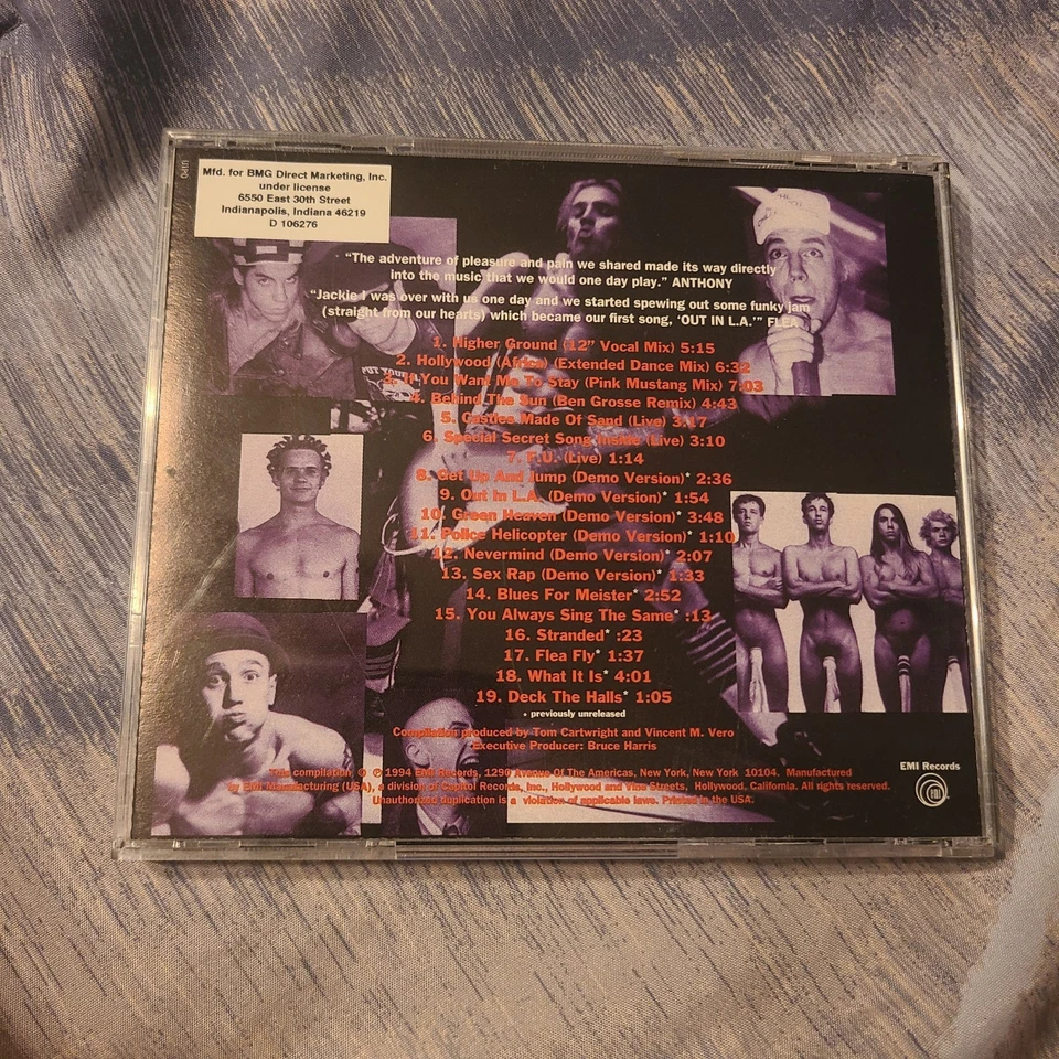 Out In LA Red Hot Chilli Peppers CD 100% Original and Authentic! Complete #579 Foto 2 de 4