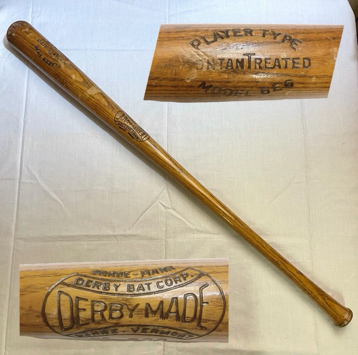 Ancienne batte de baseball MT27 en acier caryer pressé érable 32/29 oz