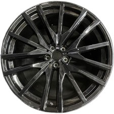 Rear BMW Black X5 X6 OEM Wheel 22” 2021-2024 Factory Rim Original 86474B