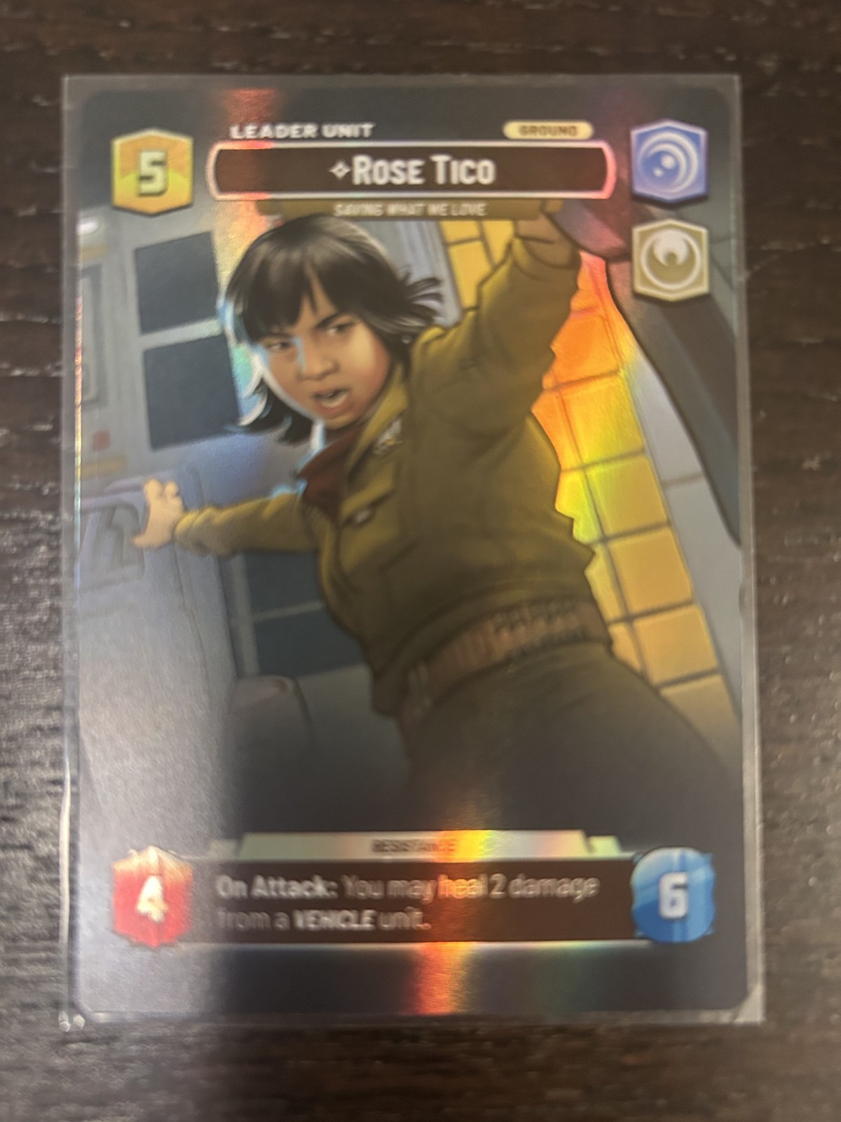 2025 Star Wars Unlimited Jump to Lightspeed Rose Tico Showcase