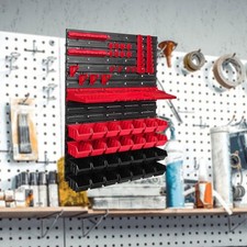 36x Wall Mounted Board Tool Organizer Set Hanging for Shed Home Workshop