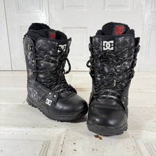 DC Karma 2018 Women?s Snowboard Boots UK 6 Black Marble Lace Up EU 39