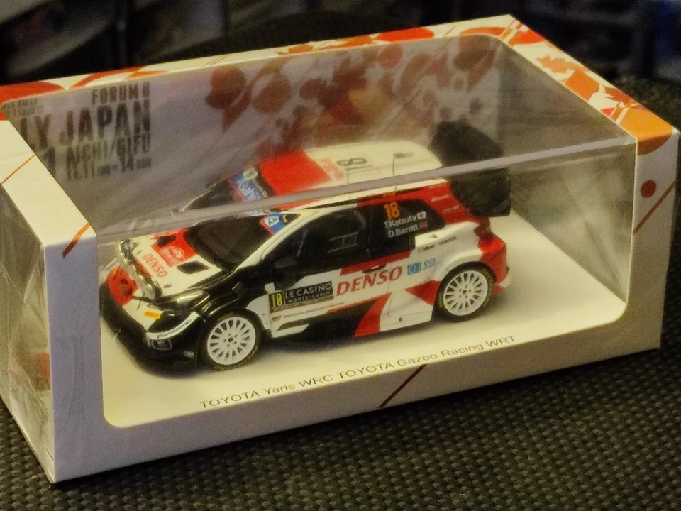 Spark WRC+ Fs41 TOYOTA YARIS WRC Rally Montecarlo 2021 Katsuta NIGHT - 1:43 RARE - Immagine 4 di 4
