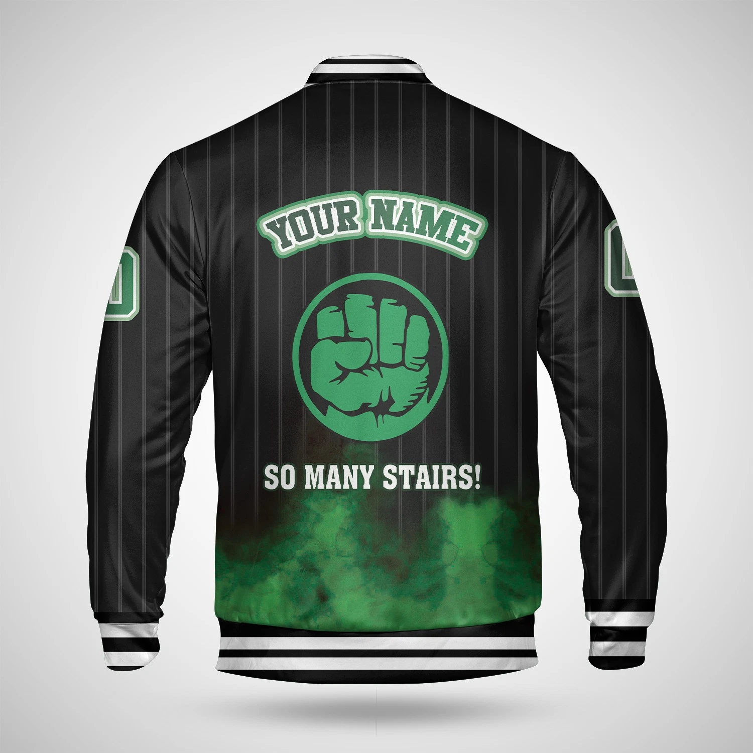 Personalized Bruce Hulk Superhero So Many Stairs Incredible Hulk Jacket